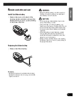 Предварительный просмотр 9 страницы Pioneer DEH-P9300 Operation Manual