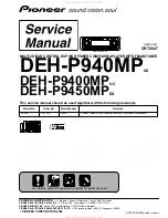 Pioneer DEH-P9400MP Service Manual preview