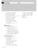 Предварительный просмотр 6 страницы Pioneer DEH-P980BT - Premier Radio / CD Operation Manual