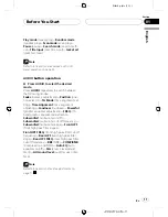 Preview for 11 page of Pioneer DEH-P9850BT Operation Manual