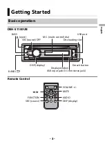 Preview for 3 page of Pioneer DEH-S1100UB Operation Manual