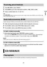 Предварительный просмотр 8 страницы Pioneer DEH-S1200UB Operation Manual