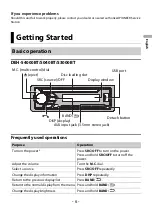 Предварительный просмотр 6 страницы Pioneer DEH-S4000BT Owner'S Manual