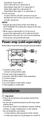 Preview for 6 page of Pioneer DEH-S410BT Quick Start Manual