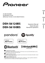 Pioneer DEH-S6100BS Operation Manual preview