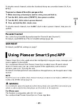 Preview for 21 page of Pioneer DEH-S6200BS Operation Manual