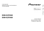 Preview for 1 page of Pioneer DEH-X2750UI Owner'S Manual