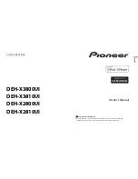 Pioneer DEH-X2800UI Owner'S Manual preview