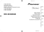 Pioneer DEH-X6600DAB Owner'S Manual preview