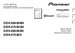 Preview for 1 page of Pioneer DEH-X7500HD Owner'S Manual