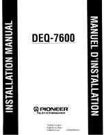 Preview for 29 page of Pioneer DEQ 7600 - Equalizer / Crossover Operation Manual