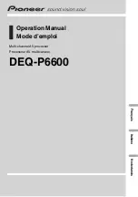 Pioneer DEQ-P6600 Operational Manual preview