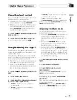 Preview for 11 page of Pioneer DEQ-P800 - Equalizer / Crossover Operation Manual