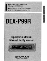 Preview for 1 page of Pioneer DEX-P99R Operation Manual