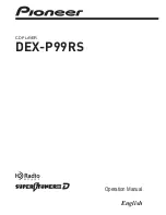 Pioneer dex-p99rs Operation Manual предпросмотр