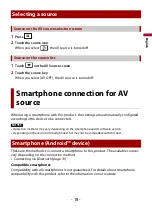 Preview for 18 page of Pioneer DIVX AVH-A210BT Operation Manual