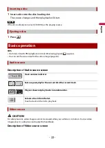 Preview for 22 page of Pioneer DIVX AVH-A210BT Operation Manual