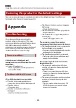 Preview for 43 page of Pioneer DIVX AVH-A210BT Operation Manual