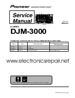 Pioneer DJM 3000 - Professional DJ Mixer Service Manual preview