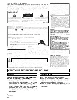 Preview for 2 page of Pioneer DJM 400 - Pro Dj Mixer Operating Instructions Manual