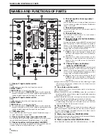 Preview for 6 page of Pioneer DJM 400 - Pro Dj Mixer Operating Instructions Manual