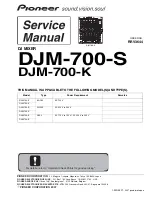 Pioneer DJM-700-K Service Manual preview