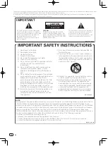 Preview for 2 page of Pioneer DJM-850 Operating Instructions Manual