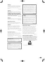 Предварительный просмотр 3 страницы Pioneer DJM-T1 Operating Instructions Manual