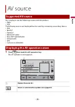 Preview for 25 page of Pioneer DMH-1500NEX Operation Manual