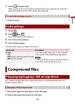 Preview for 22 page of Pioneer DMH-220EX Operation Manual