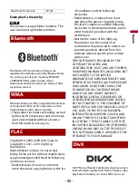 Preview for 80 page of Pioneer DMH-A1350BT Operation Manual