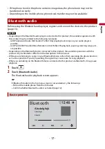 Preview for 17 page of Pioneer DMH-A5450BT Operation Manual