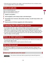 Preview for 9 page of Pioneer DMH-C2500NEX Operation Manual