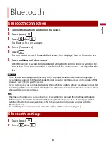 Preview for 20 page of Pioneer DMH-C2500NEX Operation Manual