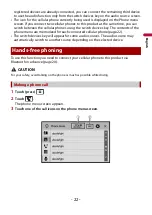 Preview for 22 page of Pioneer DMH-C2500NEX Operation Manual