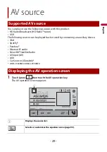 Preview for 29 page of Pioneer DMH-C2500NEX Operation Manual