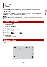 Preview for 72 page of Pioneer DMH-C2500NEX Operation Manual