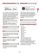 Preview for 112 page of Pioneer DMH-C2500NEX Operation Manual