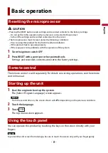 Preview for 8 page of Pioneer DMH-G120 Operation Manual