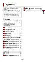 Preview for 2 page of Pioneer DMH-G225BT Operation Manual