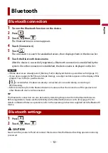 Preview for 12 page of Pioneer DMH-G229BT Operation Manual