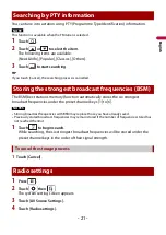 Preview for 21 page of Pioneer DMH-G229BT Operation Manual