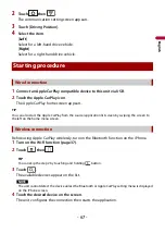 Preview for 67 page of Pioneer DMH-W4600NEX Operation Manual