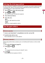 Preview for 71 page of Pioneer DMH-W4600NEX Operation Manual