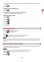 Предварительный просмотр 20 страницы Pioneer DMH-Z5290BT Operation Manual