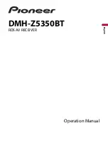 Pioneer DMH-Z5350BT Operation Manual preview