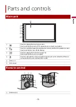 Preview for 9 page of Pioneer DMH-Z5350BT Operation Manual