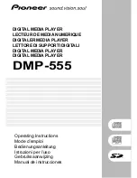 Preview for 1 page of Pioneer DMP-555 Operating Instructions Manual