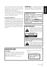 Preview for 3 page of Pioneer DR-R102 Operating Instructions Manual