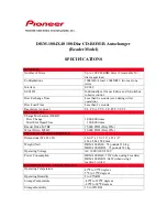 Preview for 1 page of Pioneer DRM-1004X40 Specifications